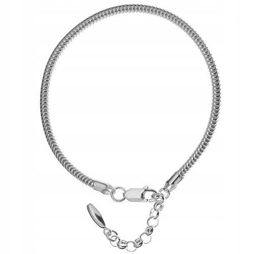  Charm-Armband längenverstellbar 17-21 cm 925er Silber in einer Box