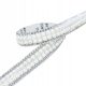  BAND MIT ZIRKONIA 12cm 9m dekorativ für Vorhänge
