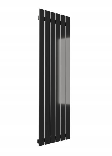  VERTIKALER ELEKTRISCHER HEIZKÖRPER – R6 1800/450 SCHWARZGLÄNZEND + 900 W SCHWARZHEIZUNG