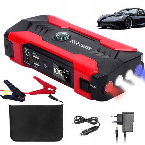  JUMP STARTER MOTOR STARTEN ABS POWERBANK KOMPASS 12V 18,1*8,6*4,2CM 800A