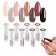  YOSHI HYBRID NAGELLACK-SET GESAMTE KOLLEKTION FREE SPIRIT BROWN NUDE 8-tlg