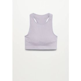    MANGO Sport-BH-Oberteil, lila, rosa, lavendelfarbene, schnell trocknende Boxershorts