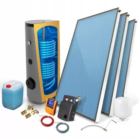  Solarkollektor STANDARD Solarset 3 x 2,0 mit 300l Tank