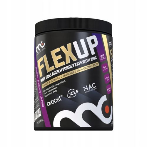 Muscle Clinic Flex Up 400g – Nahrungsergänzungsmittel für Gelenke und Knorpel