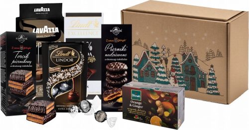  Weihnachtspaket-Set Kaffee + Tee + Süßigkeiten Weihnachtsbox
