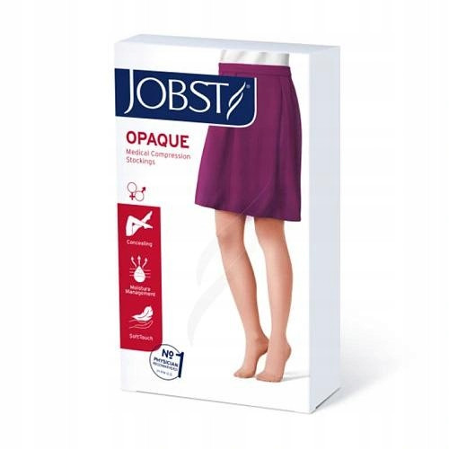  JOBST OPAQUE kurze Kompressionssocken CCL2 schwarz, Größe 2 OP