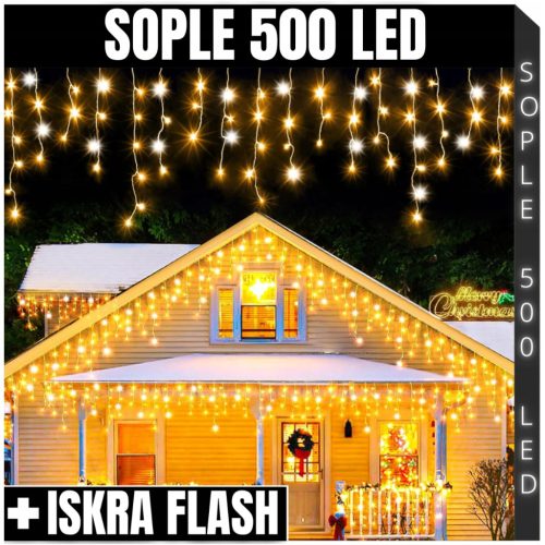  Lichtvorhang Molde Eiszapfen 301 - 500 Lichter