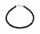  Natürliches SCHWARZES TURMALIN-Armband mit facettierten Würfeln, 3 mm