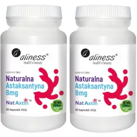   NatAxtin™ Astaxanthin 8 mg - Antioxidatives Nahrungsergänzungsmittel, 60 Kapseln