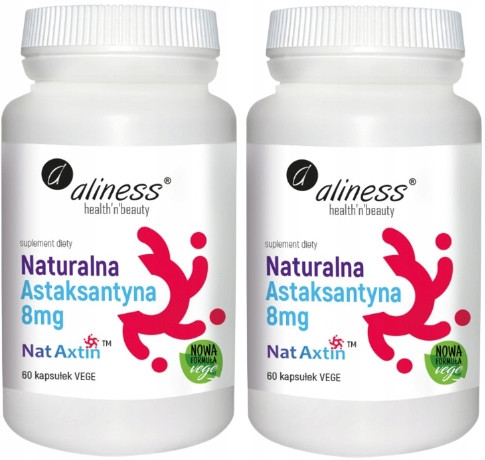 NatAxtin™ Astaxanthin 8 mg - Antioxidatives Nahrungsergänzungsmittel, 60 Kapseln