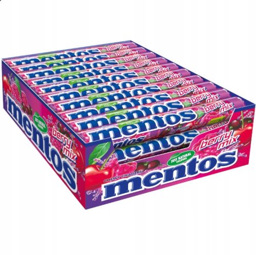 Mentos BERRY Mix - Fruchtige Bonbons mit Beerenmischung