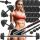  LANGHANTEL-SET 2 IN 1 DUMBS 40KG FITNESS CHANCE SOLIDES HEIMTRAINING