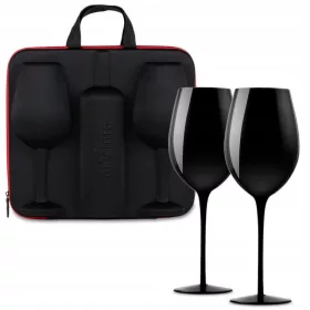  Wein-SET im Etui. Handgefertigte Gläser
