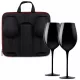  Wein-SET im Etui. Handgefertigte Gläser