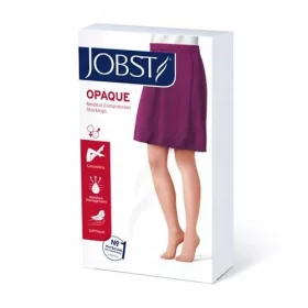   JOBST OPAQUE kurze Kompressionssocken CCL2 schwarz, Größe 1 OP