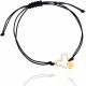  Goldenes Schnurarmband MICKEY MOUSE COLORS BOX Silber 925