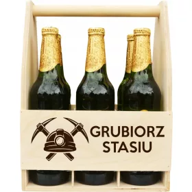    GESCHENK FÜR EINEN BERGMANN BARBÓRKA GRUBIORZ BIERTRÄGER MIT GRAVUR