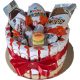  Kinderkuchen-Set mit Süßigkeiten, Geschenk zum Geburtstag, Namenstag, Geschenkkorb