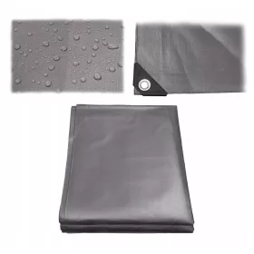   Extrem Robuste Abdeckplane 2x8m, 210g/m², Frost- und Wasserfest mit UV-Schutz