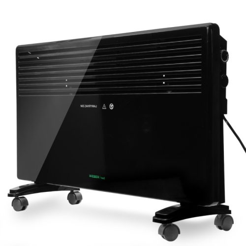  Elektrische Konvektorheizung, Wandkonvektor 2000 W WEBER Schwarz