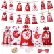  ADVENTSKALENDER WEIHNACHTSGESCHENK DIY 24 STÜCK TASCHEN Füllungen