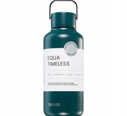  Equa Timeless Edelstahl-Wasserflasche klein, königliche Farbe, 600 ml