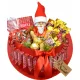  HERZ SANTA Geschenkkorb Weihnachtsset Weihnachtsgeschenk