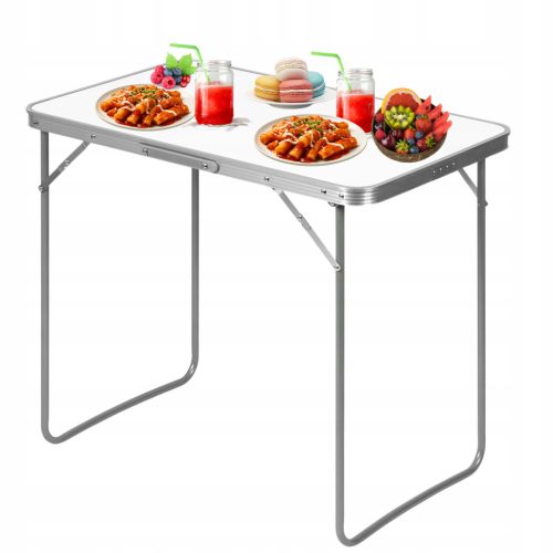  Tourist Table Klappbarer Camping-Gartentisch 60 x 80 x 70 tragbar