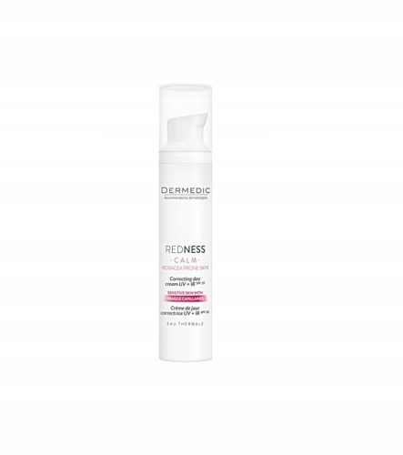 Dermedic Redness Calm Tagescreme UV+IR SPF 20 - Beruhigende Antirötungscreme 40ml