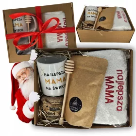    WEIHNACHTSGESCHENK-Korb-SET BOX WEIHNACHTSGESCHENK FÜR MUTTER, FERTIG 5 IN 1