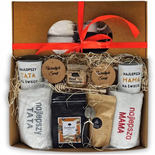  WEIHNACHTSGESCHENK-Korb-SET-BOX WEIHNACHTSGESCHENK FÜR MUTTER UND PAPA XXL