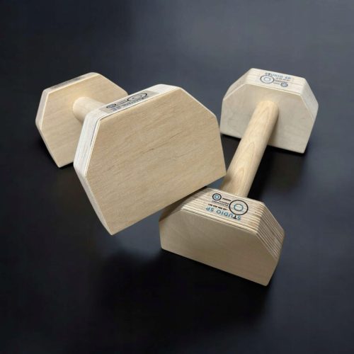  Parallette-Liegestützgriffe aus Holz für das Turnen