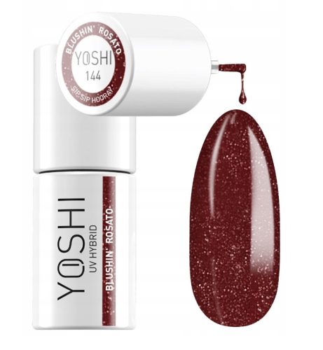  Yoshi Hybrid Nagellack Sip Sip Hooray 6 ml 144 Rouge Rosato