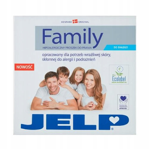  JELP FAMILY HYPOALLERGENES WASCHPULVER FÜR WEISS 2,24 kg
