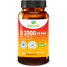   Naturell D 2000 Kautabletten – Vitamin D3 zur Unterstützung des Immunsystems