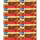 10x Alpen Gold Nussbeisser, Vollmilchschokolade mit ganzen Haselnüssen, 100g