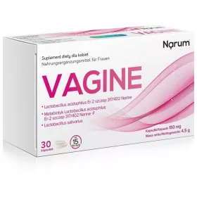 Narum Vagine 150 mg – Probiotika für Frauen, 30 Kapseln