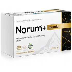   Narum + Mumio Probiotik Kapseln für eine gesunde Darmflora - 30 Kapseln