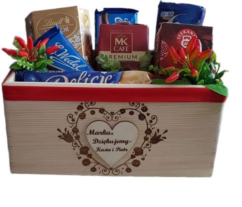  Geschenkkorb, Namenstag, Geburtstag, Jubiläum + GRAVUR