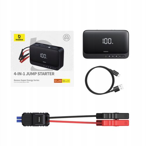  STARTGERÄT STARTER POWERBANK POWER BOOSTER KOMPRESSOR FACKEL 4IN1