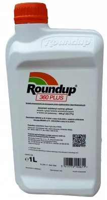 Roundup 360 Plus mit Glyphosat - Effektives Unkrautbekämpfungsmittel 2x1L