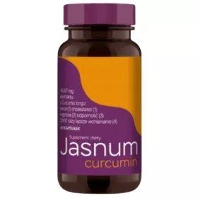   Jasnum Curcumin - Nahrungsergänzungsmittel mit Kurkuma-Extrakt, 60 Kapseln