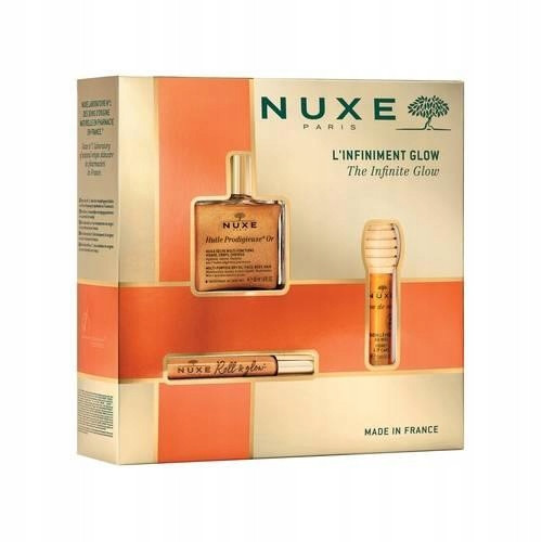  NUXE SET Huile Prodigieuse OR-Öl 50 ml + Roll-on 8 ml + Lippenöl