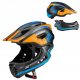  Rockbros Kinderfahrradhelm, Größe S, Schwarz und Orange