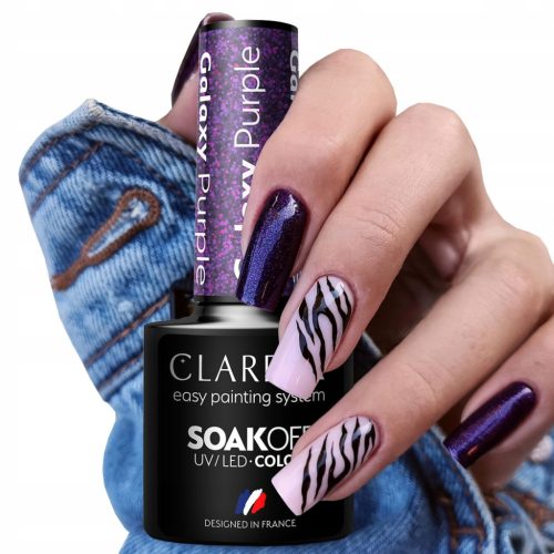  Claresa Galaxy Purple Hybrid Nagellack 5g