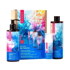    VIANEK Prebiotic Gesichtsset Creme + Mizellenflüssigkeit, 400 ml + Gel