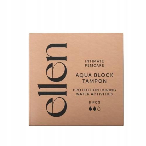 Ellen Aqua Block Tampon - 8 Stück