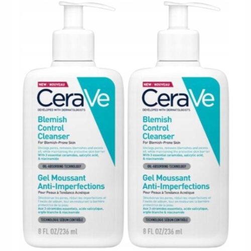 CeraVe Blemish Control Reinigungsgel gegen Unreinheiten 236ml x2