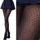  Fenome gemusterte Strumpfhose LULU114 40den schwarz Nero Größe 3/4