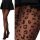  Fenome gemusterte Strumpfhose LULU122 40den schwarz Nero Größe 3/4